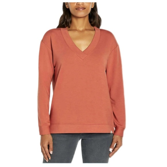 Orvis V-Neck Dropped Shoulders Sweatshirt - Picture 10 of 10